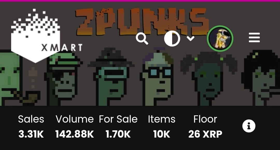 xrplzombie's tweet photo. @3zylabs @xRipplePunks @xspectar @Unflake_wtf @XRPJunkies @XRPLPUNKS @xToadz @XRPBags @UNIXPUNKS @BoredApesXRP @BCBacker 142.8k in volume in only 6 days.. ๐
... & we gave them all away.. for free... #UNDEADARMY #ZombiePunks https://t.co/S9ybYTOVRN