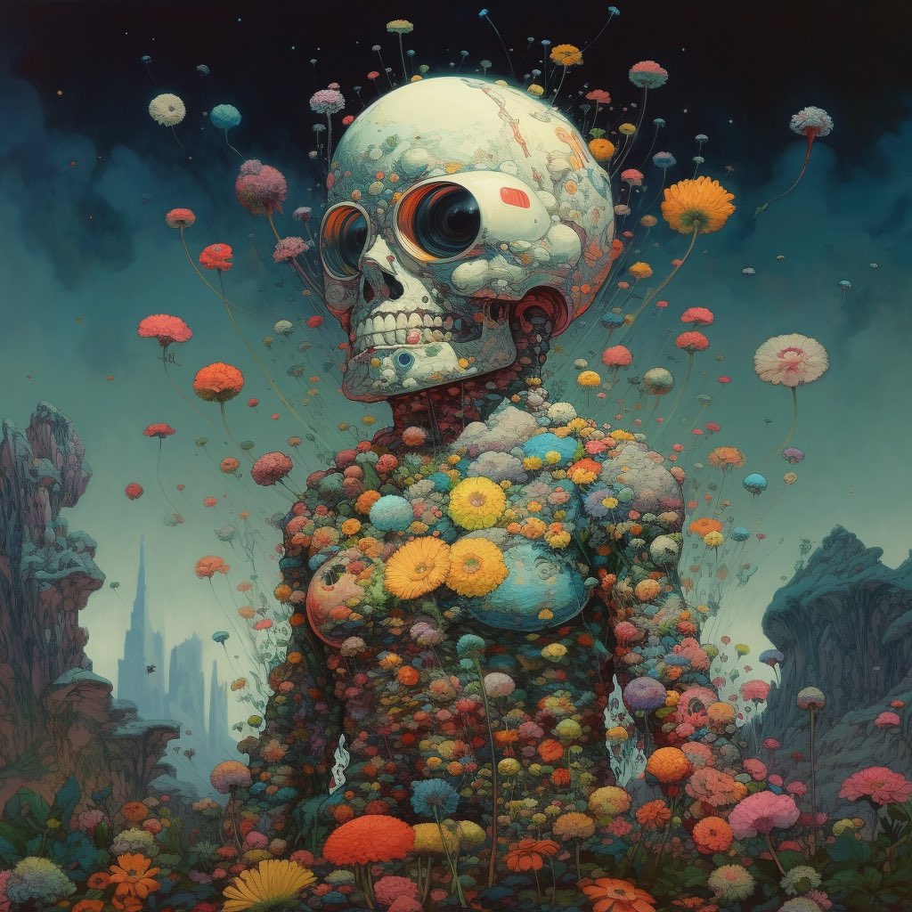 Flowers everywhere 💐

#midjorney #AIArtCommuity #aiia