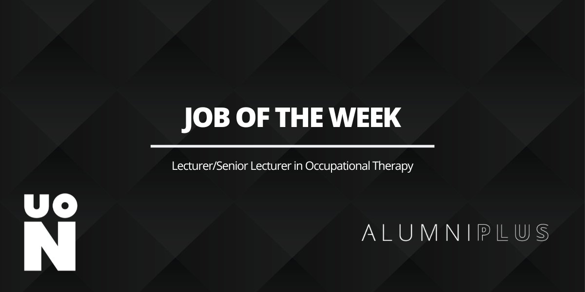 We're looking for someone to join our team as a lecturer in Occupational Therapy, providing a research-informed, personalised learning experience for students enrolled on Occupational Therapy Programmes. 

Find out more: ow.ly/vFWQ50Nr3IX

#UON #Uninorthants