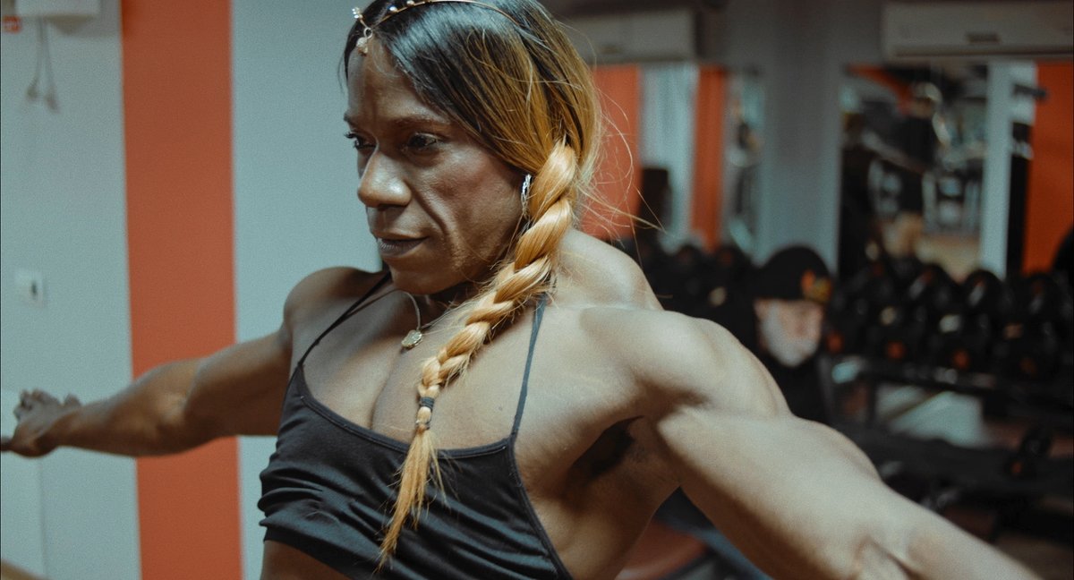 TheLexiCinema's tweet photo. From bodybuilding, modelling & dominatrix gigs, Tischa 'The Tigress' Thomas finds own concept of femininity & freedom. 𝙄 𝘼𝙢 𝙏𝙝𝙚 𝙏𝙞𝙜𝙧𝙚𝙨𝙨 +Q&A w Tischa & dir. Philipp Fussenegger, moderator @GuyLodge 25 Mar #watchAUT @ifru_london @ACF_London 🎟️ https://t.co/l5R2HsRud3 https://t.co/LZlb0IXGSt