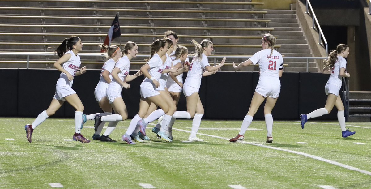 JoelyGodfrey's tweet photo. What a game! So proud of our team! Tough match vs @ArgyleEagleSoc . Hats off to them! They are a great team! @Jagsoccergirls are Bi-District champs. Rd 2 next week! #BGS23 #BTD23 #LFG23 🚂🚂 #senioryear  #Defense @Gosset41 @LethalSoccer @50_50Pod @Travis5mith @SportsDayHS https://t.co/XKsiVTvu0h
