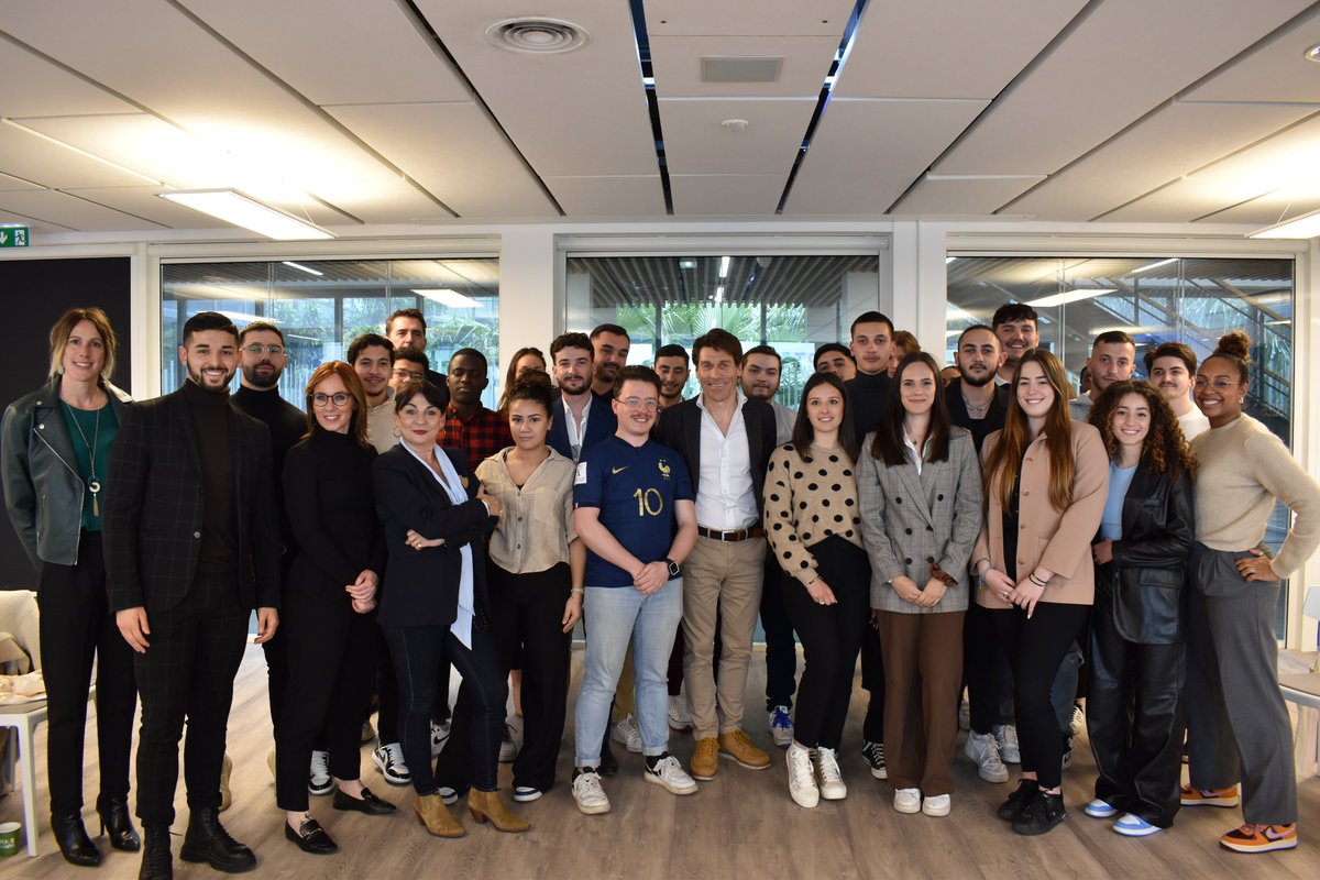 GalambrunHugues's tweet image. Nous sommes heureux d’avoir accueilli ce jour les étudiants de master 1 et 2 entrepreneuriat de @keyceacademy .
Ces moments d’échange avec les entrepreneurs de demain sont essentiels pour se remettre en question dans un monde en constante évolution.