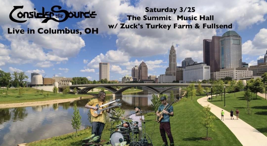 Ready for tomorrow??? We can't wait to bring the house down with Consider the Source at The Summit tomorrow! Don't just consider it, we'll see you tomorrow ya monkeys 🐒
#fullsend #fullsendband #considerthesource #considerthesourceband #zucksturkeyfarm #thesummit #livemusic #jams