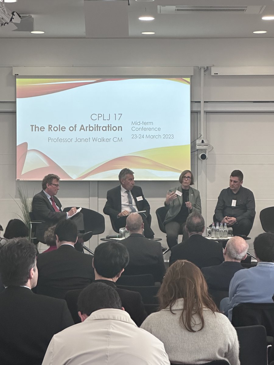 MPI_Luxembourg's tweet photo. #CPLJ mid-term conference: The final presentation of Segment 17 deals with #Arbitration and is coordinated by Janet Walker.
@maxplancklaw @FnrLux @IAPLAW https://t.co/G3zSzhU4tM