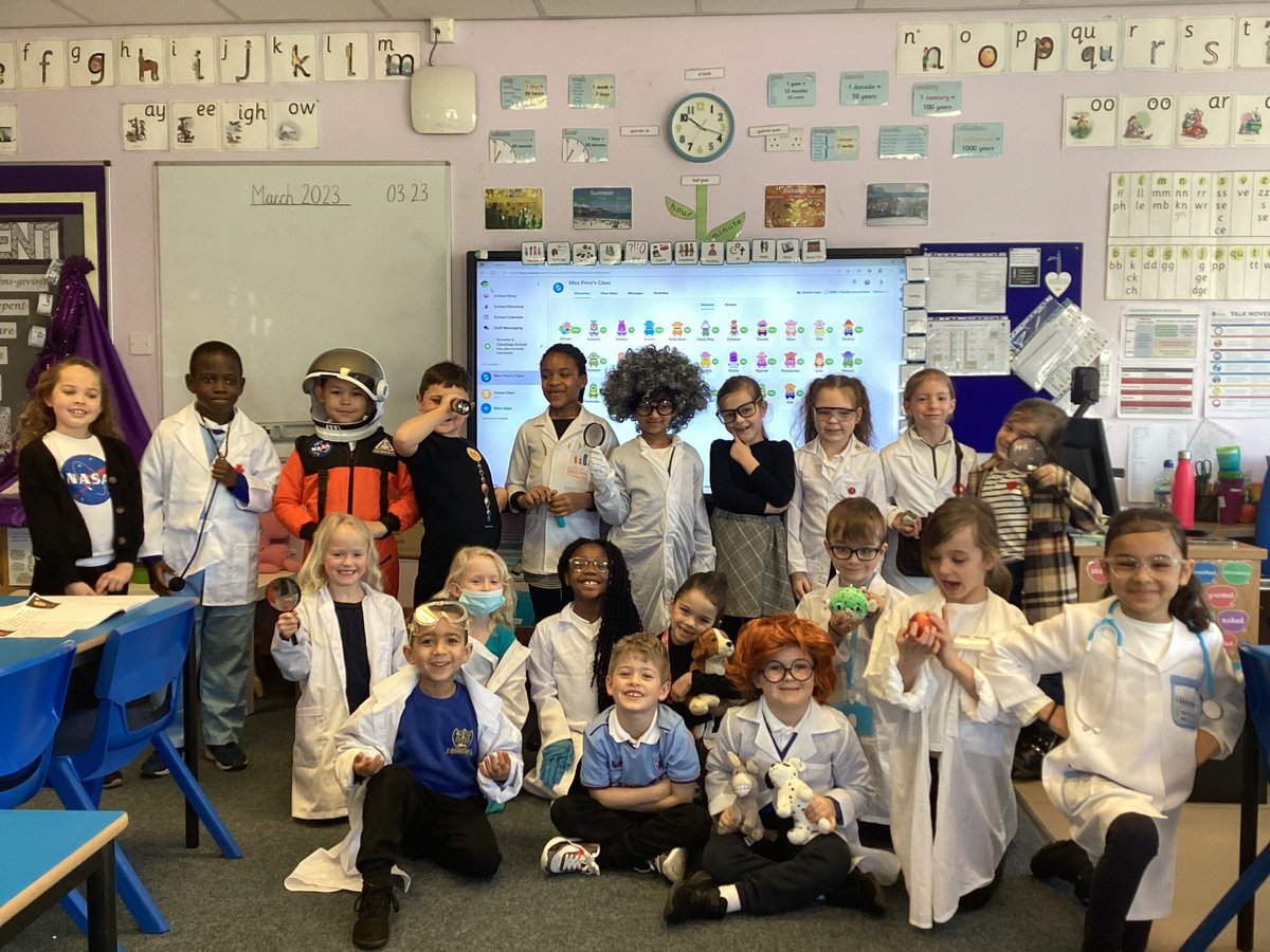 So impressed with the amount of different scientists we had show up to school today! We celebrated British science week this week, finishing off with our #SmashingStereotypes Dress up day supporting diversity in Science! #StPetersScience #BritishScienceWeek 🩺🧪🩻