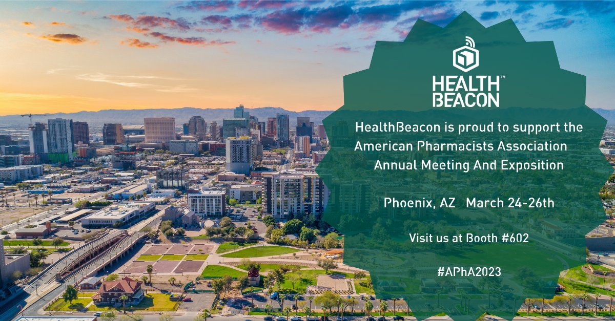 healthbeaconinc (@healthbeaconinc) on Twitter photo The HB team is thrilled to attend the American Pharmacists Association Annual Meeting. Busy few days in Phoenix with speaking/exhibit roles. Looking forward to meeting innovative pharmacists to showcase our Smart Sharps Bin & remote monitoring capabilities.
<a href="/pharmacists/">American Pharmacists Association</a> #APhA2023 The HB team is thrilled to attend the American Pharmacists Association Annual Meeting. Busy few days in Phoenix with speaking/exhibit roles. Looking forward to meeting innovative pharmacists to showcase our Smart Sharps Bin & remote monitoring capabilities.
<a href="/pharmacists/">American Pharmacists Association</a> #APhA2023