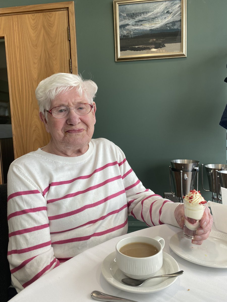 cdogcampbell's tweet photo. @MySpanishCity fabulous afternoon tea @ 1910 with my Mam who has #dementia such lovely service from Ryan? He was so caring and helpful made her afternoon https://t.co/egVnPTkU7G