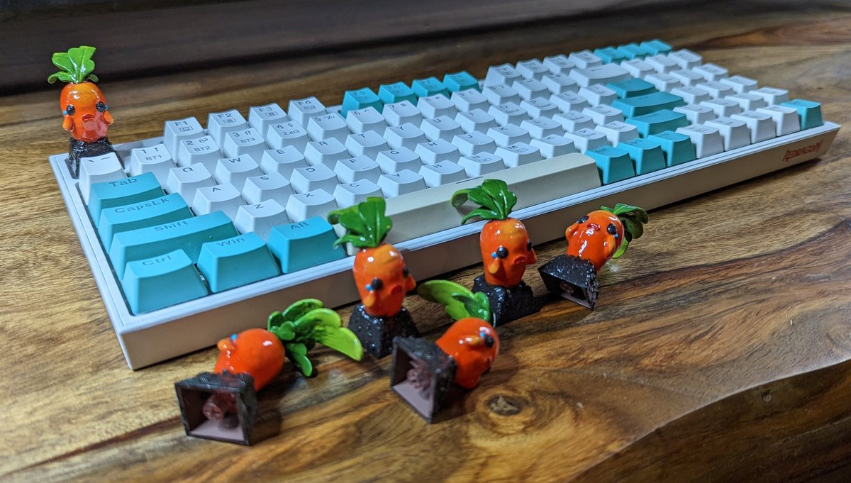 SarahMalcom7's tweet photo. I've been making artisan keycaps while on my job search. Tell me what you think!

#artisankeycap #keycap #mechanicalkeyboard https://t.co/8HyvuG3yhL