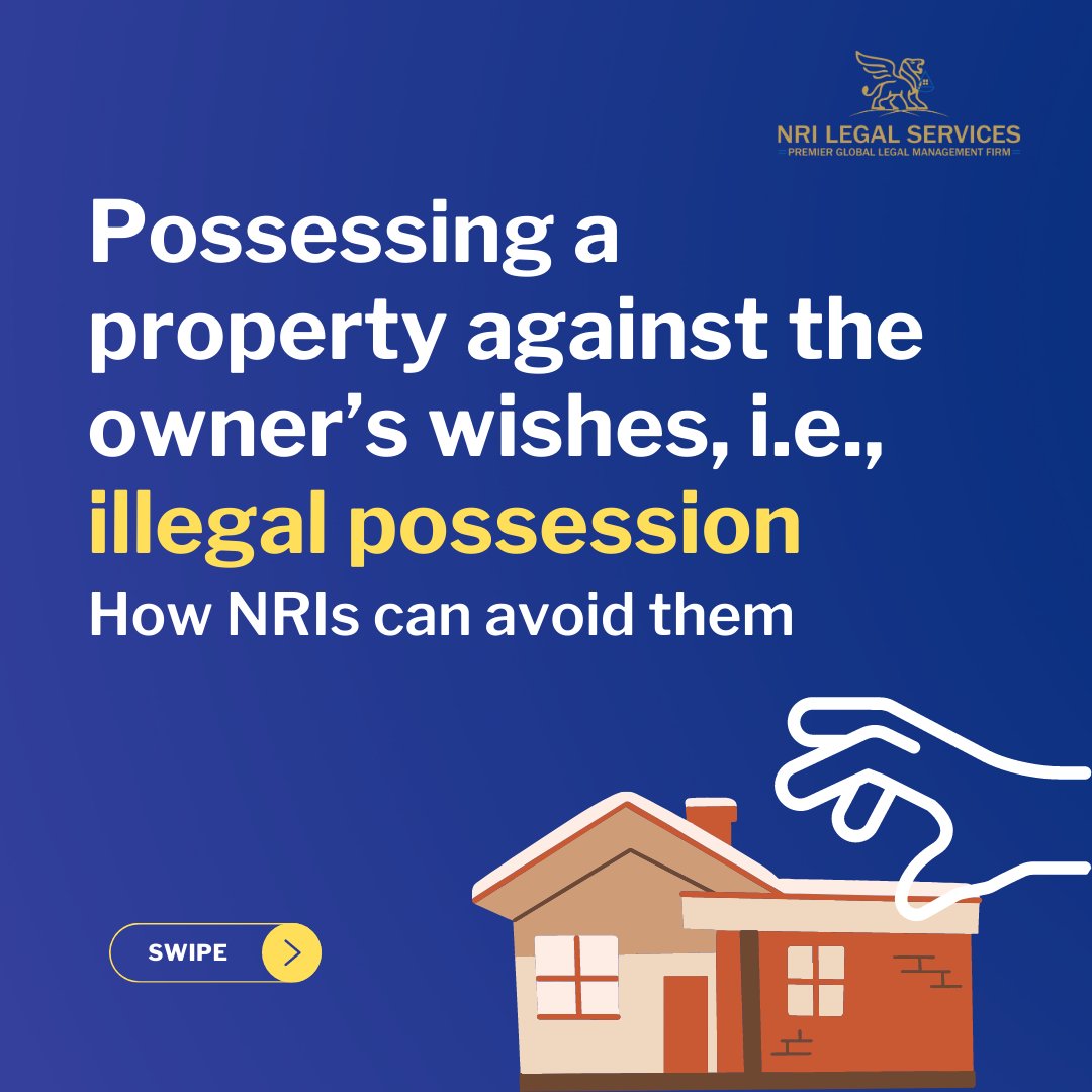 NRILegal's tweet photo. What steps can #NRIs take to safeguard their property so as to avoid #illegalpossession. Get complete information here. ๐ https://t.co/9BWm1U8z4i
#Kabja #LandDisputes #IllegalOccupants #IllegalOwnership #CivilSuit #India #LegalAdvice #LegalServices #NRILegalServices #LawFirm https://t.co/X8ncmJlBxE