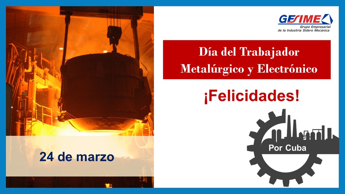 MPerazaH's tweet photo. Trabajadores metalúrgicos y electrónicos: una fuerza indispensable. Feliz día!!! https://t.co/uB61Twc5Ce
