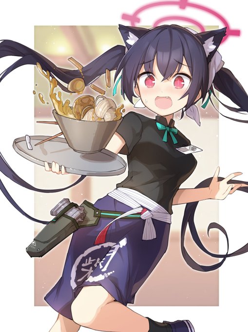 「獣娘 麺」のTwitter画像/イラスト(人気順)