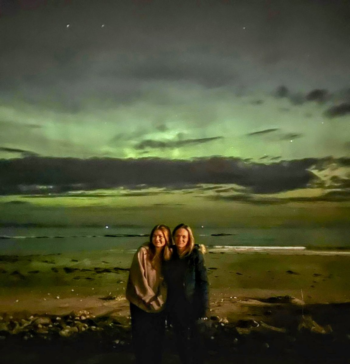 Our MD Sam and designer Leigha, who have both lived in Scotland now for more than 10 years, have only rarely seen the northern lights. 

Last night was a real treat for them both, as they got to see one the best shows in a long time, right from the beach...
#auroraborealis