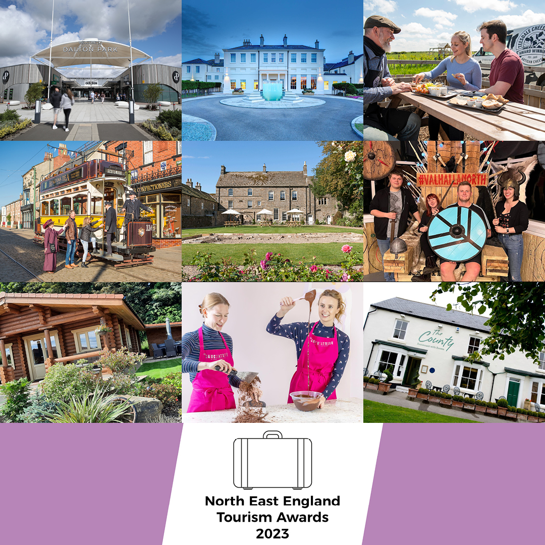We've definitely got that #FridayFeeling with nine Durham businesses scooping awards at the <a href="/TourismAwardsNE/">North East England Tourism Awards</a> last night! 🎉🏆🍾

Congratulations to the amazing attractions, producers, people &amp; accommodation who won! View the full list of winners 👉bit.ly/WNETA23 #NEETA23
