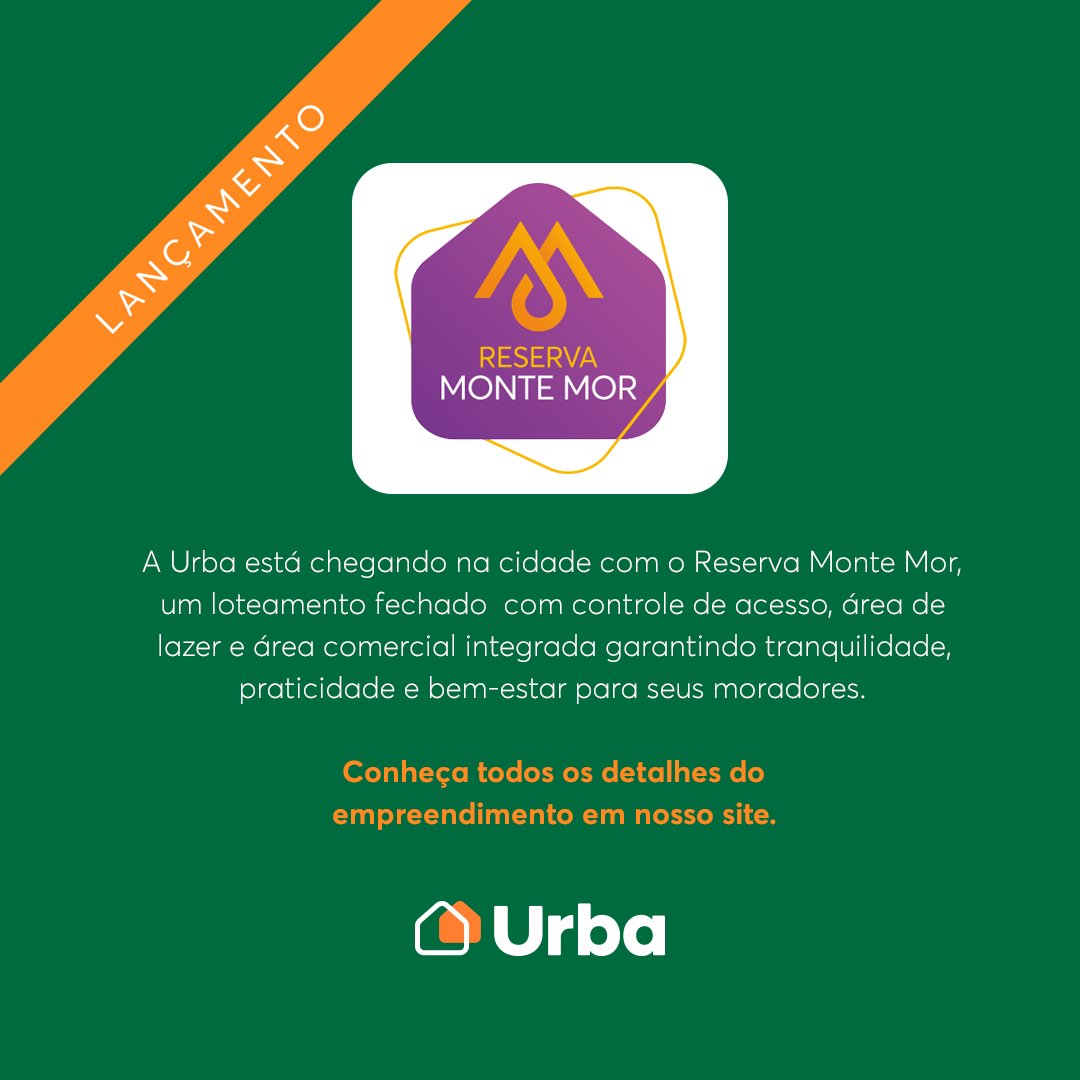 oficial_urba's tweet photo. Parabéns, Monte Mor-SP, por mais um ano de história, crescimento e desenvolvimento!

A Urba se orgulha em fazer parte dessa história com o Reserva Monte Mor, um loteamento fechado com área de lazer e área comercial integrada. #montemor 

Saiba mais em: https://t.co/8GiPqvOYdi https://t.co/F0jXHlCfni