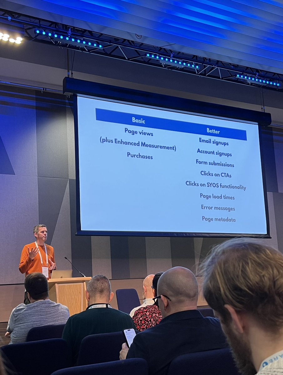 Useful insight on how GA4 is going to be more customisable and overall more powerful than UA (although maybe not quite just yet!) <a href="/ChrisUnitt/">Chris Unitt</a> <a href="/OneFurther/">One Further</a> #TPC2023