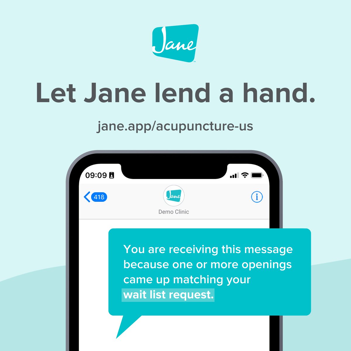 How can you reduce no-shows? Hint: it’s easier than you think. ⤵️
Jane is an all-in-one practice management software that makes it easy to book, schedule, chart, bill, get paid, and prevent and manage no-shows. 

Jane could be your employee of the month: jane.app/acupuncture-us