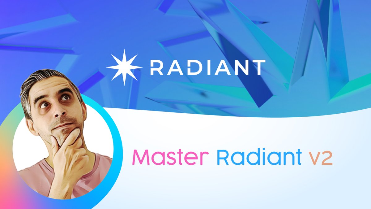 CryptoSetups_'s tweet photo. Hey everyone! Weβve just released a new tutorial on #CryptoSetups, focusing on Radiant V2 and how to maximize your yield | @RDNTCapital
π₯ Check it out: https://t.co/Xk2CAh42rk https://t.co/zRbMCWWq7Z