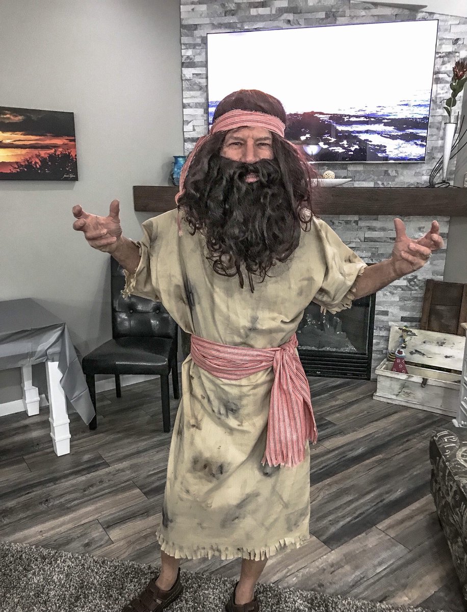 Frankyboy1's tweet photo. I portrayed a Gibeonite at a recent Bible-based costume party! https://t.co/M7hgR93uaD