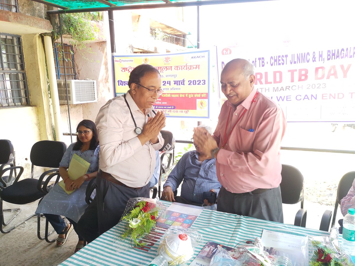 World TB Day celebration in Jlnmch Bhagalpur Bihar #WorldTBDay2023 
@axshyaplus
 #YesWeCanEndTB.
 @TbDivision
 @TBHDJ
@TbMadhya
@TheUnion_USEA
 @TheUnion_TBLH
#EndTB 
@StopTB