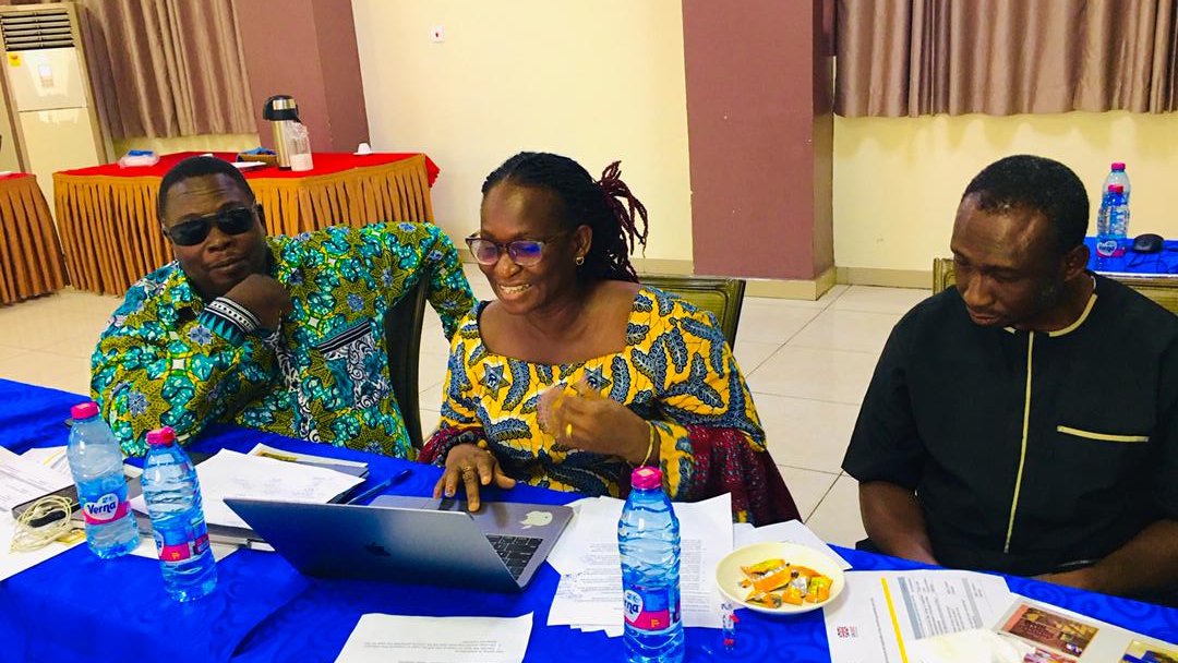 GhanaSomubi's tweet photo. Day 2 of #LegacyGrantees training went so well. Key quote "monitoring helps us identify needed changes to make the work stronger and more impactful". #SomubiGrants #GBU #WODAO #Duapa #GNAD @OptionsinHealth @UKinGhana @BasicNeedsGh @Sightsavers @STARGhana https://t.co/fGAWXGuswu