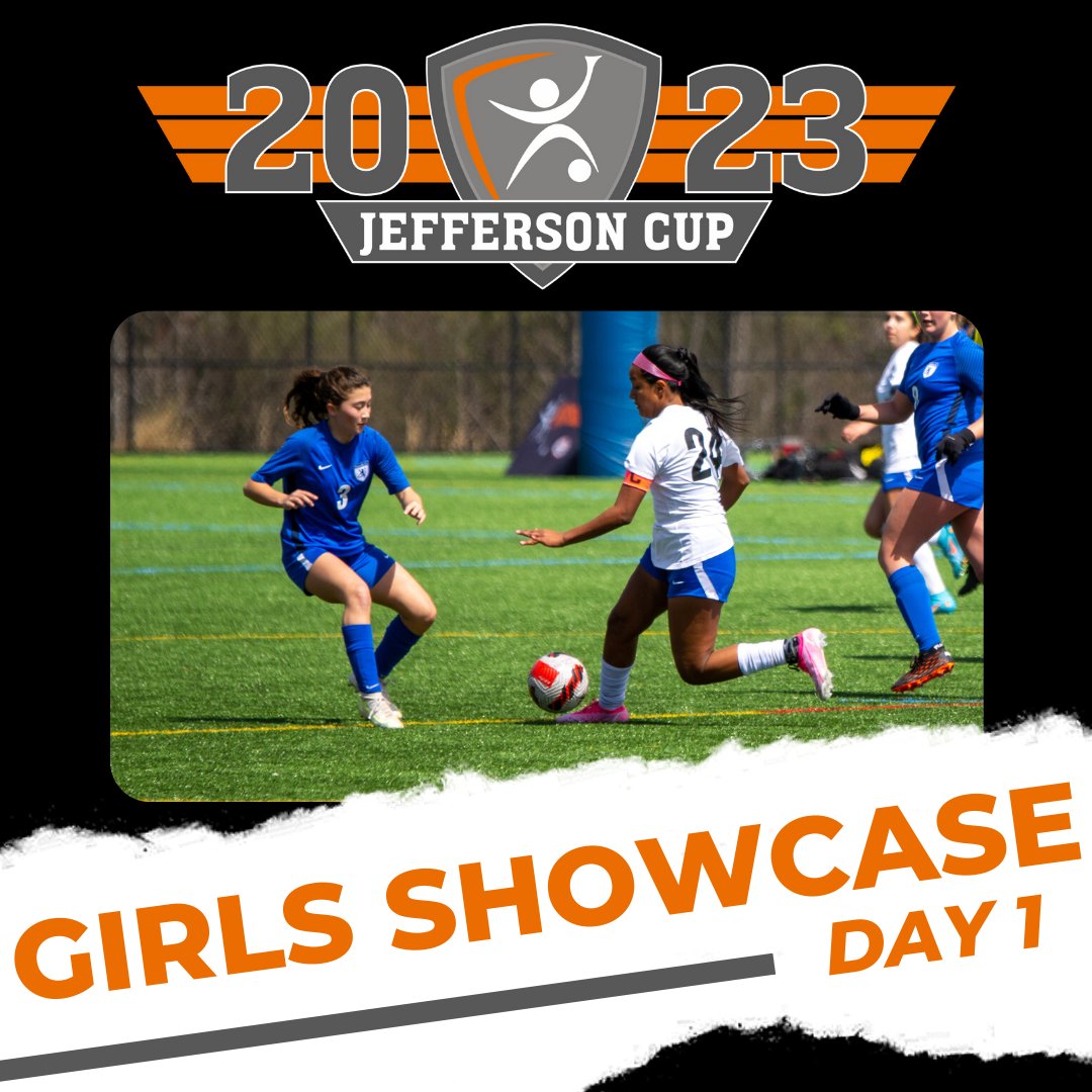 jeffersoncup's tweet photo. GOOD MORNING FROM DAY 1️⃣ OF THE JEFF CUP GIRLS SHOWCASE WEEKEND! 🎉 Wishing all teams the best of luck this weekend ⚽️ https://t.co/SxfsZTbI80