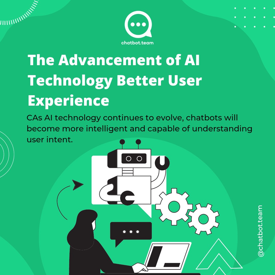ChatbotTeam's tweet photo. ๐๐ค The future of chatbots and AI is full of possibilities! Our sophisticated chatbots are revolutionizing interactions by handling complex tasks, improving user experience, and understanding user intent. We're proud to lead the way in chatbot solutions. #chatbots #AI #tech https://t.co/sgs5qYHPro