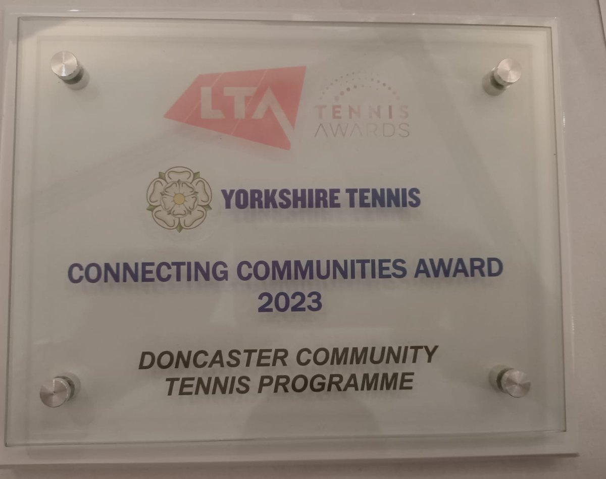 CFON_UK's tweet photo. Congratulations to @FinndoroObasi for his continuing community project winning a 2023 the LTA Tennis Award as the winner of the Connecting Communities category at the Yorkshire Tennis Awards https://t.co/ygKSQ9UVO0
