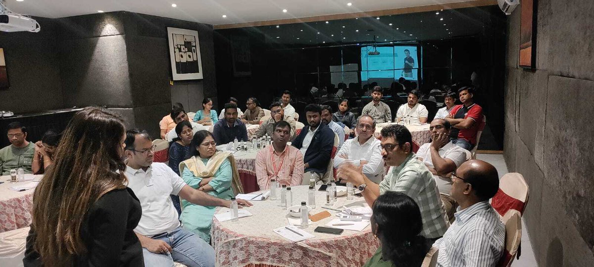 PosidexTech's tweet photo. A Glimpse of our LEADERSHIP #WORKSHOP held last week.
Leadership is viewed as a series of actions that includes influencing specific objectives and strategies of a group/organization and influencing the culture of the organization.
#posidex #leaders #activity #goals #leadership https://t.co/iifgBXyKXK