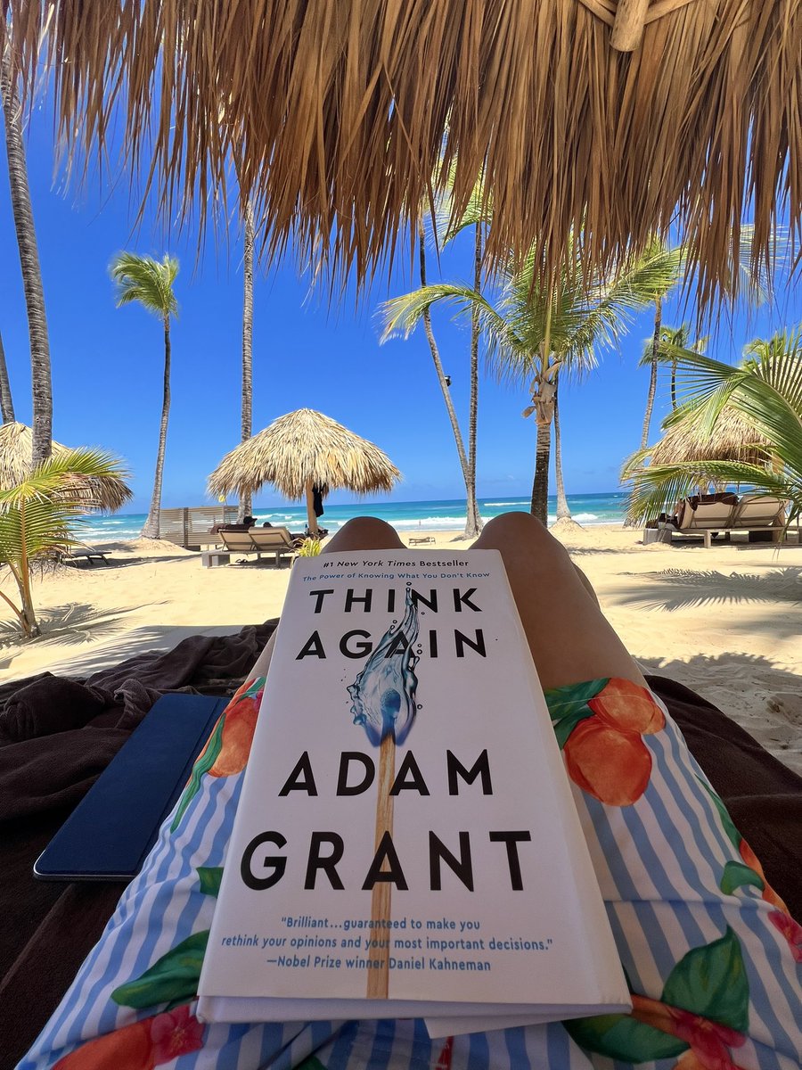 SimplyMajdi's tweet photo. Thank you @AdamMGrant  for “Think Again” , an amazing book. This is my second time reading it and found myself taken a back by its insights … enlightening 🙏🏽 #thinkagain #rethinking https://t.co/c3W09MPT4U