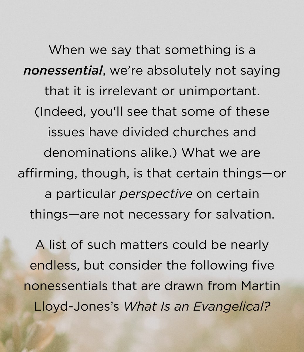 TruthForLife's tweet photo. For the Christian faith, the main things are the plain things, and the plain things are the main things. Nonessentials need not divide us. https://t.co/TQ0TugnKP5