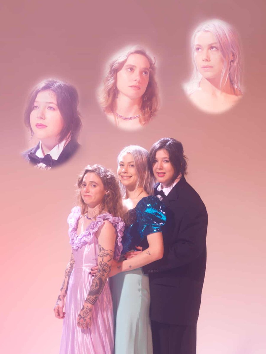 bestofpheebs's tweet image. boygenius for the guardian