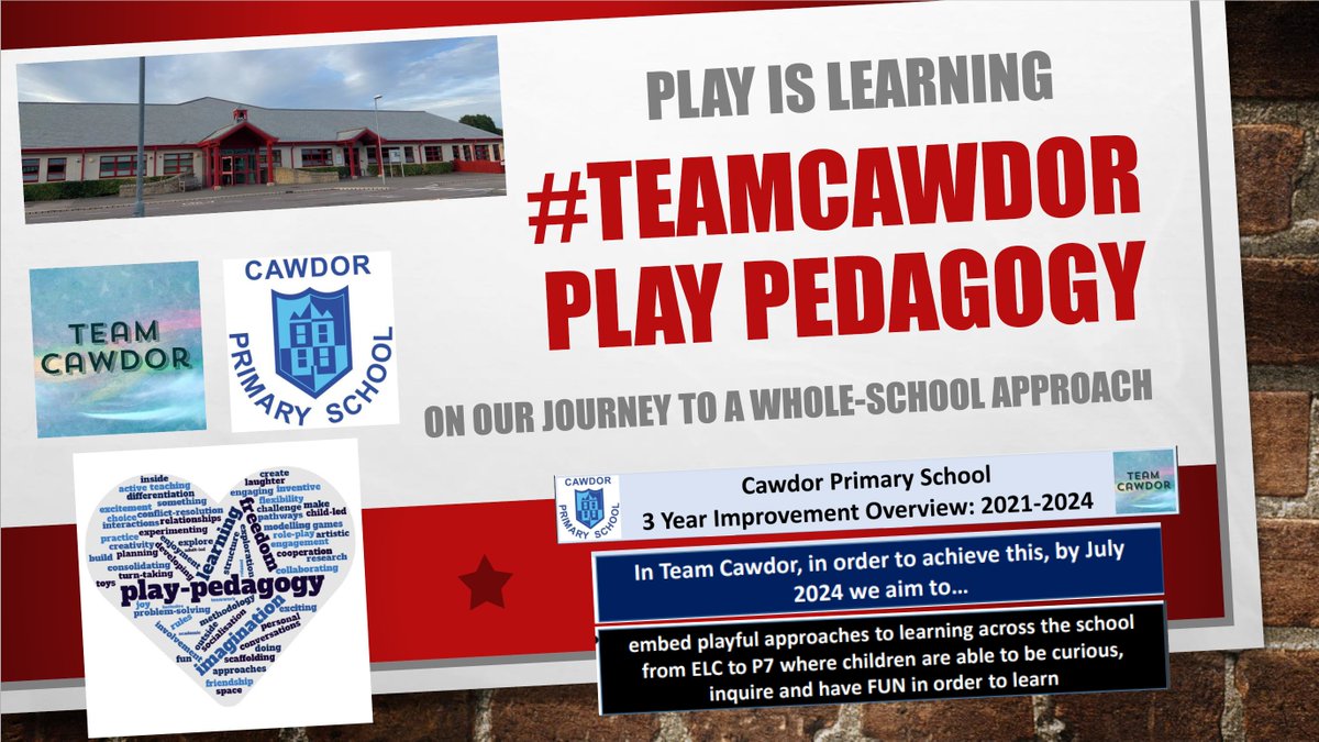 We are delighted to share a new case study on the Play Pedagogy Toolkit from Cawdor PS. Find out from HT James Cook how the school engaged with Realising the Ambition to support the development of Play Pedagogy across the school.  Direct link here bit.ly/3JF16wV
#BeingMe