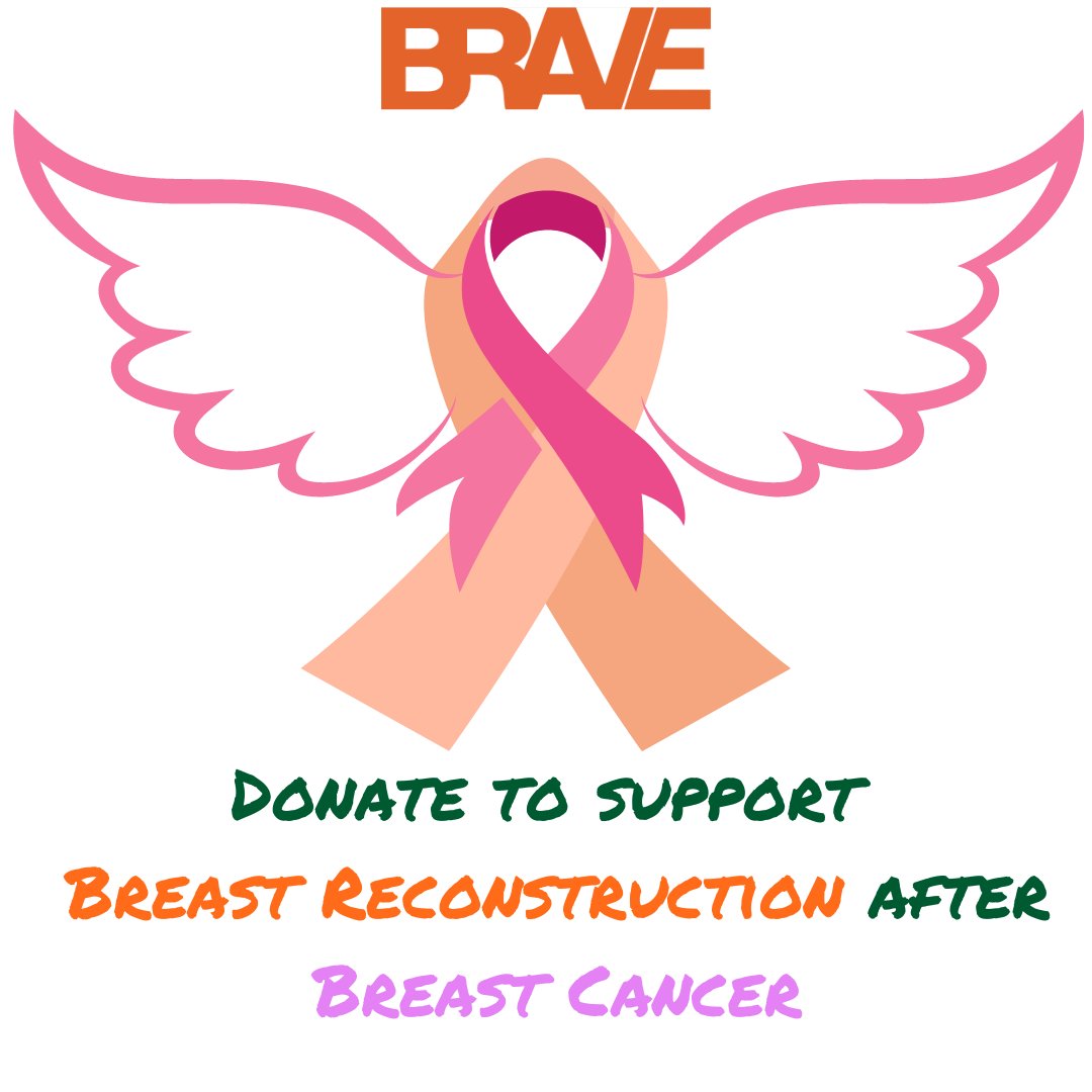 BRAVE 
EDUCATES breast cancer patients about their restoration options
ADVOCATES for and influences legislation and the insurance industry
UNITES patients with medical and financial resources
RESTORES quality of life for every BRAVE breast cancer survivor

ow.ly/BzcC50NrbrA