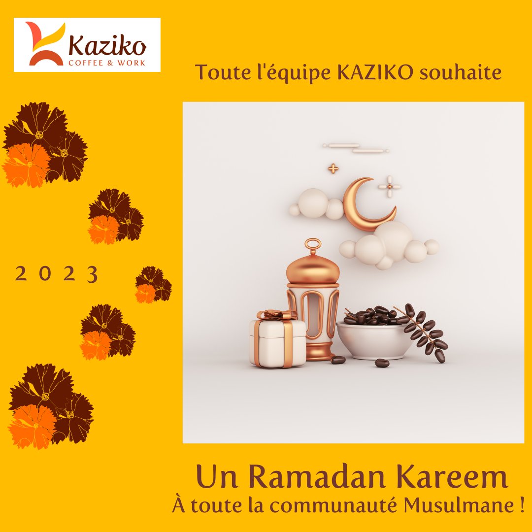 Kaziko_CofWork's tweet photo. Le Ramadan est venu à Nous. Un mois de bénédiction.
Qu'Allah SWT nous enveloppe de paix et fait descendre la miséricorde.
Amine !! 🙏🏼🙏

#Ramadan #Ramadan2023 #EspaceDereseautage #EspaceCoworking #Coworking #LocationDeBureaux #BureauxPrivés #BureauxIndividiuel #Bamako #Mali https://t.co/Bw51KsxViA
