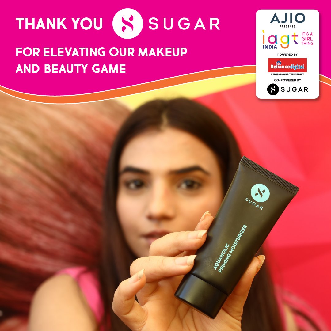 We thank <a href="/trySUGAR/">SUGAR Cosmetics</a> for making the festival 10x more exciting with their transfer-proof, long-lasting, and vibrant collection. ❣️

#ShukarHaiSUGARHai #trySUGAR #ItsAGirlThing #IAGT