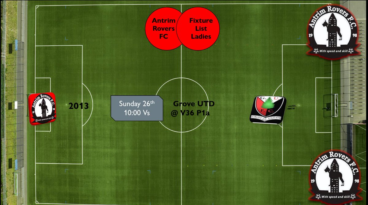 antrimroversfc's tweet photo. Antrim Rovers fixtures this weekend 🔴⚫🔴⚫ https://t.co/7XlkWwLX9U