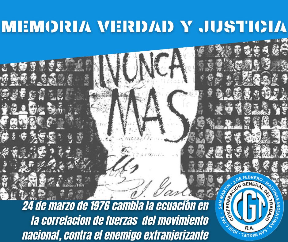 memoria verdad y justicia