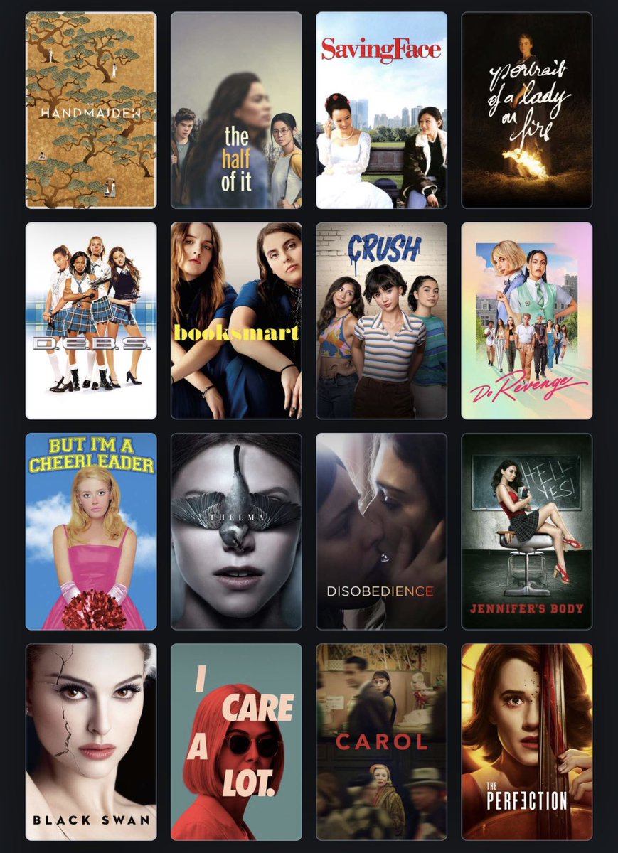 filmsbygays's tweet photo. the girl you like is sleeping over and she asks you to put on a movie. which one you choosing? https://t.co/4Thu3AI88l