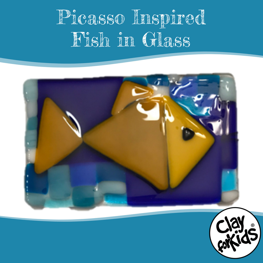 🐠Picasso Inspired Fish in Fused Glass. 🐠 You will love how beautifully these turn out! Suitable for all ages! 

#clayforkids #yycteachers #calgaryteachers #yyckids #calgarykids #mobilestudio #calgary #yyc
