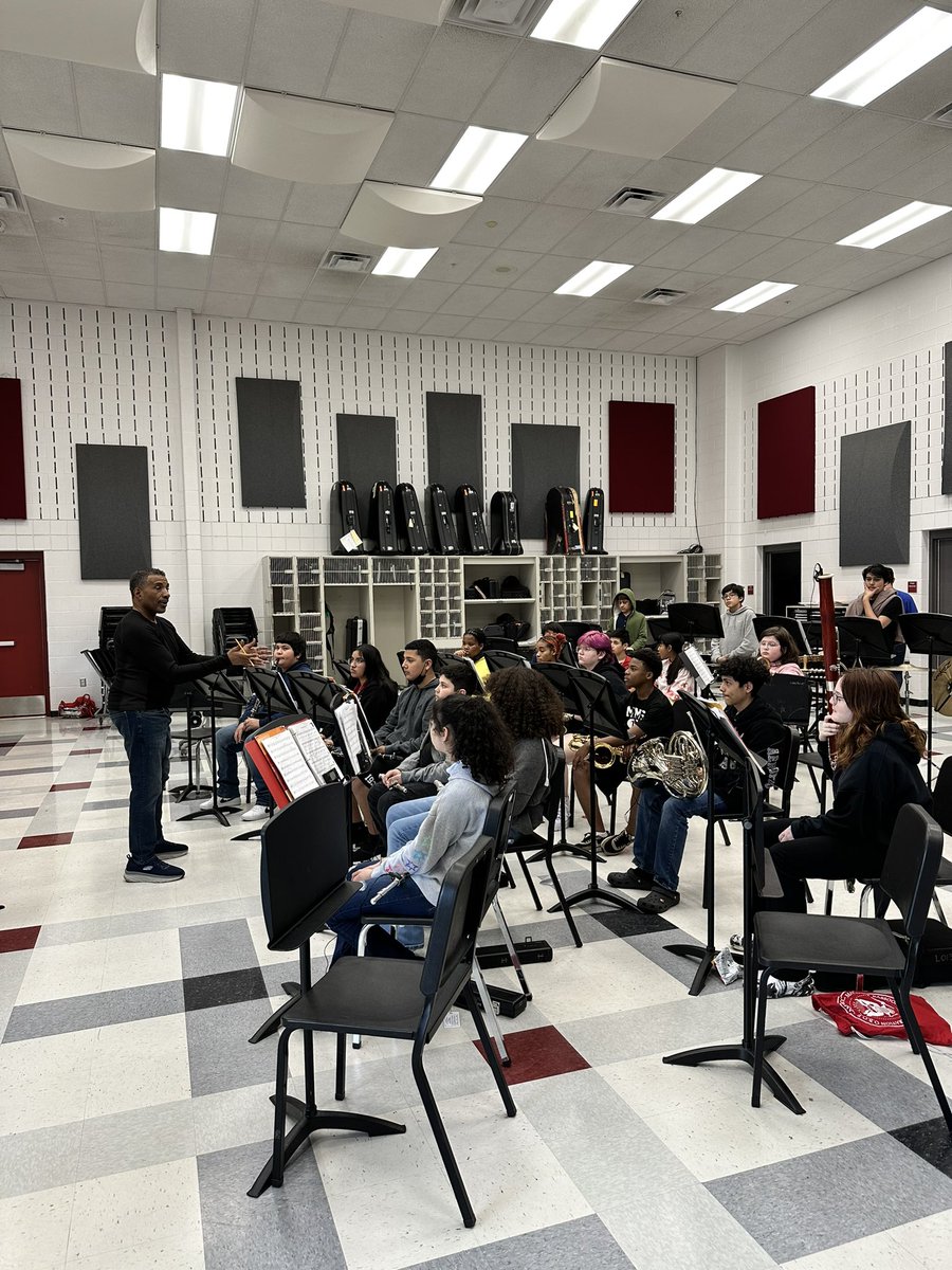 Yesterday our band had the honor of hosting the legendary Mr. Don Haynes in assisting our students for their upcoming UIL competition this coming Tuesday. Thank you so much, Mr. Haynes!!! #bandlife