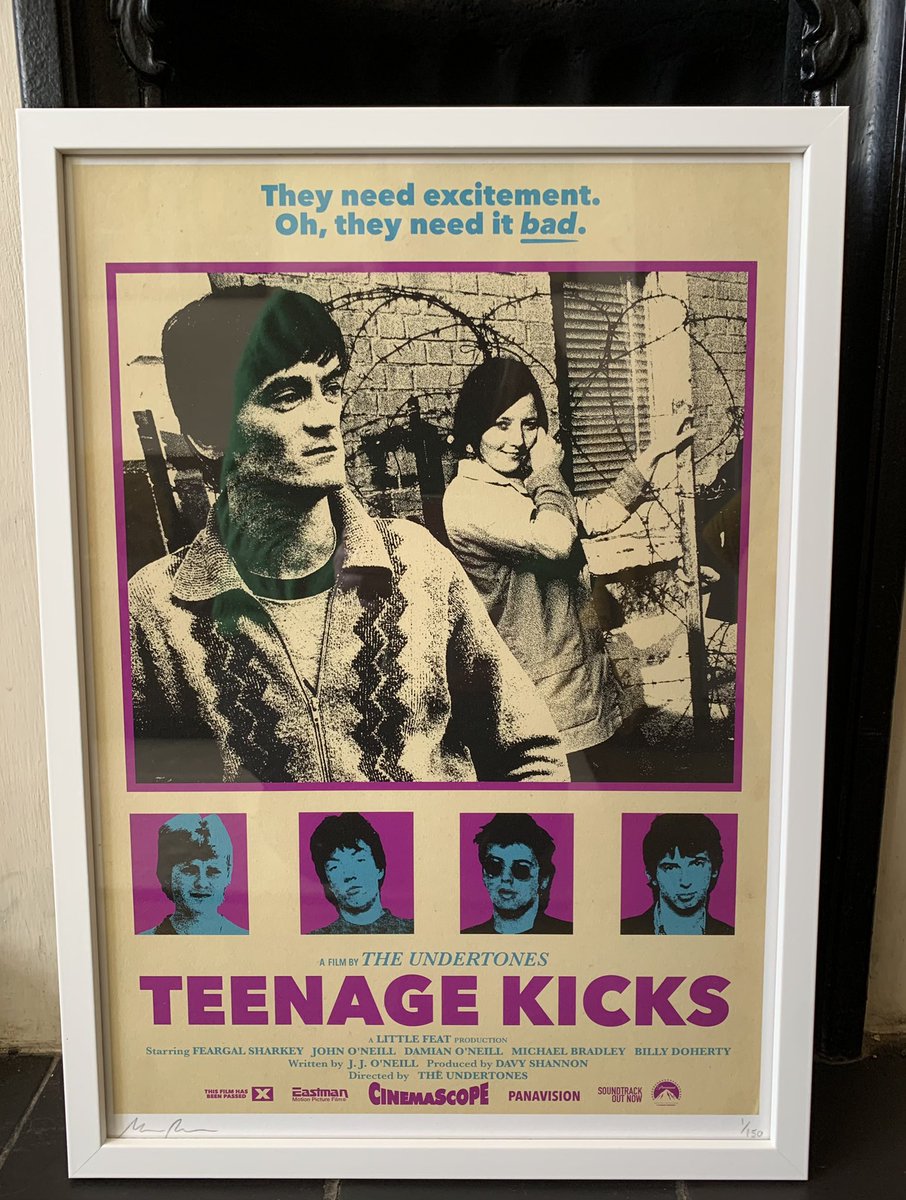 CanterburyCat's tweet photo. Early Easter pressie to myself! Back from the framers and I canβt wait to display this piece of art thanks to the brill @The_Ren1981 (P.S - I know you are super busy but hope that the Julian Cope muse strikes in due course!) #stuffbymark #theundertones https://t.co/DqYkl5OFX7