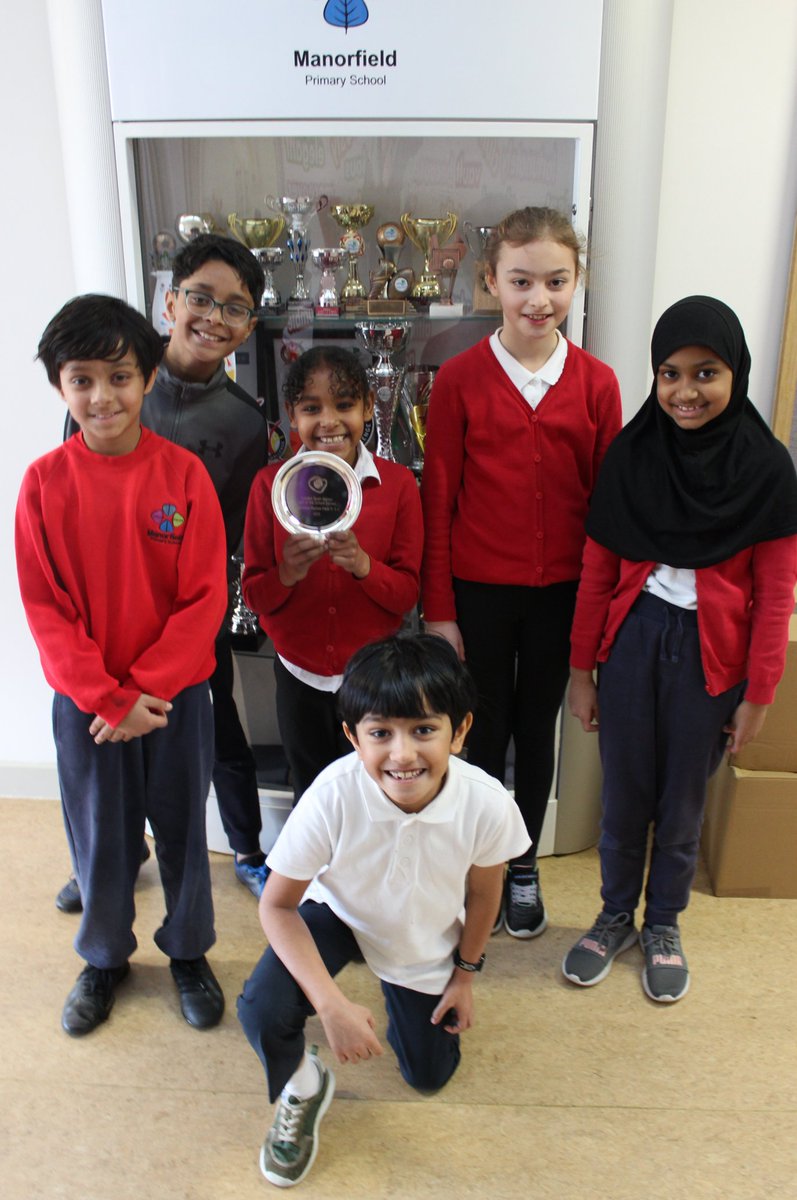 We are so proud of our <a href="/LKS2Manorfield/">LKS2 at Manorfield</a> pupils who attended the <a href="/LdnYouthGames/">London Youth Games</a> Badminton Festival representing <a href="/TowerHamletsSSN/">Tower Hamlets School Sport Network</a>. They performed incredibly well during the festival drills, won all of their matches and came home with the silverware! <a href="/BadmintonEnglnd/">Badminton England</a>