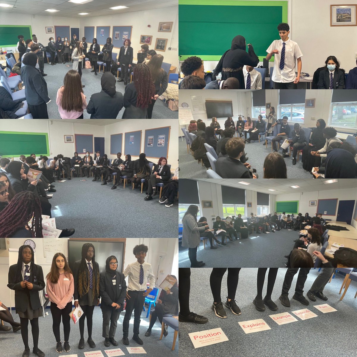 Yr10 pupils @willowshigh enjoying their day with @talkthetalkUK Pupils are really enthusiastic, fully immersed and finding their voice! 🗣️🎙️Brilliant 🤩
