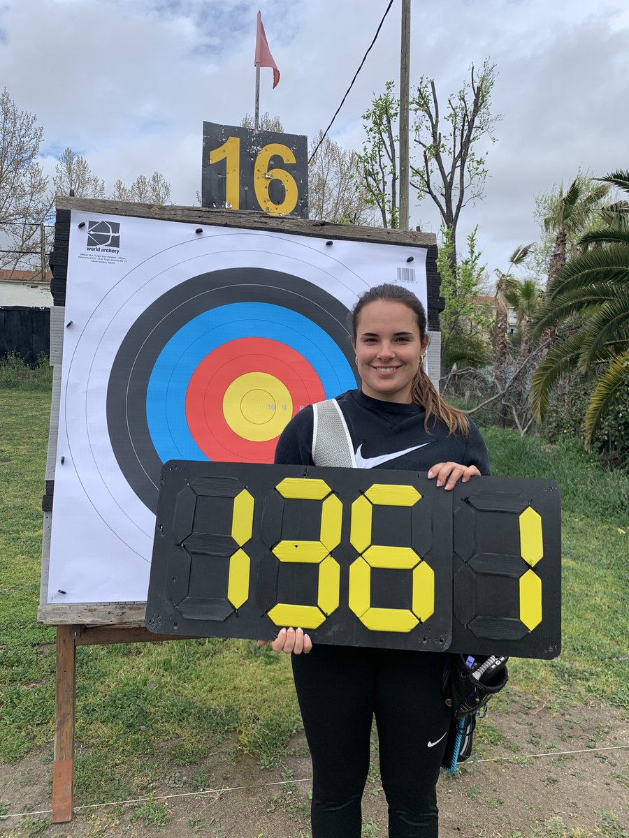¡Como acaba el clasificatorio del equipo nacional! 

🚨 NUEVO RÉCORD DE ESPAÑA🚨
Arco recurvo🚹- Round 2x70m (72 flechas)
Miguel Alvariño - 693

¿Y lo de Elia el miércoles?
🌍NUEVO RÉCORD DEL MUNDO🌍
Arco recurvo🚺- Doble 2x70m (144 flechas)
Elia Canales - 1361

¡ENHORABUENA!🎉👏