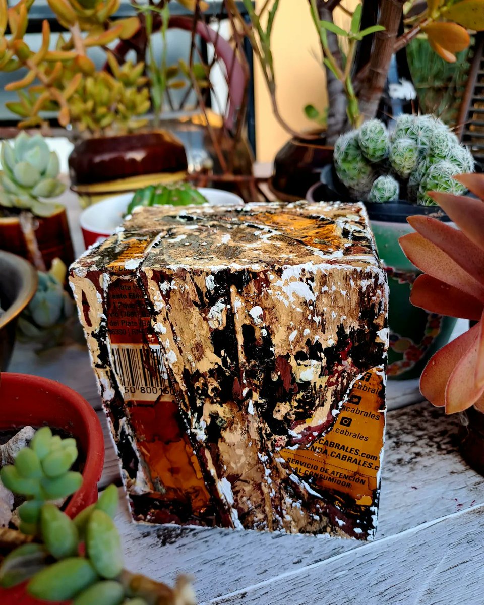 RutZerbatto's tweet image. &quot;BLOCK LIV&quot;.- Collage, acrílico, asfáltica, barniz.
Técnica mixta sobre block de madera.
tienda.rutzerbattoarte.com
#artobjects #sustainableart #woodblock #acrylic #asphaltpaint #decodesign #the100dayproject #the100dayproject2023 #the100dayprojectwoodblocks #los100diasproyectolatino