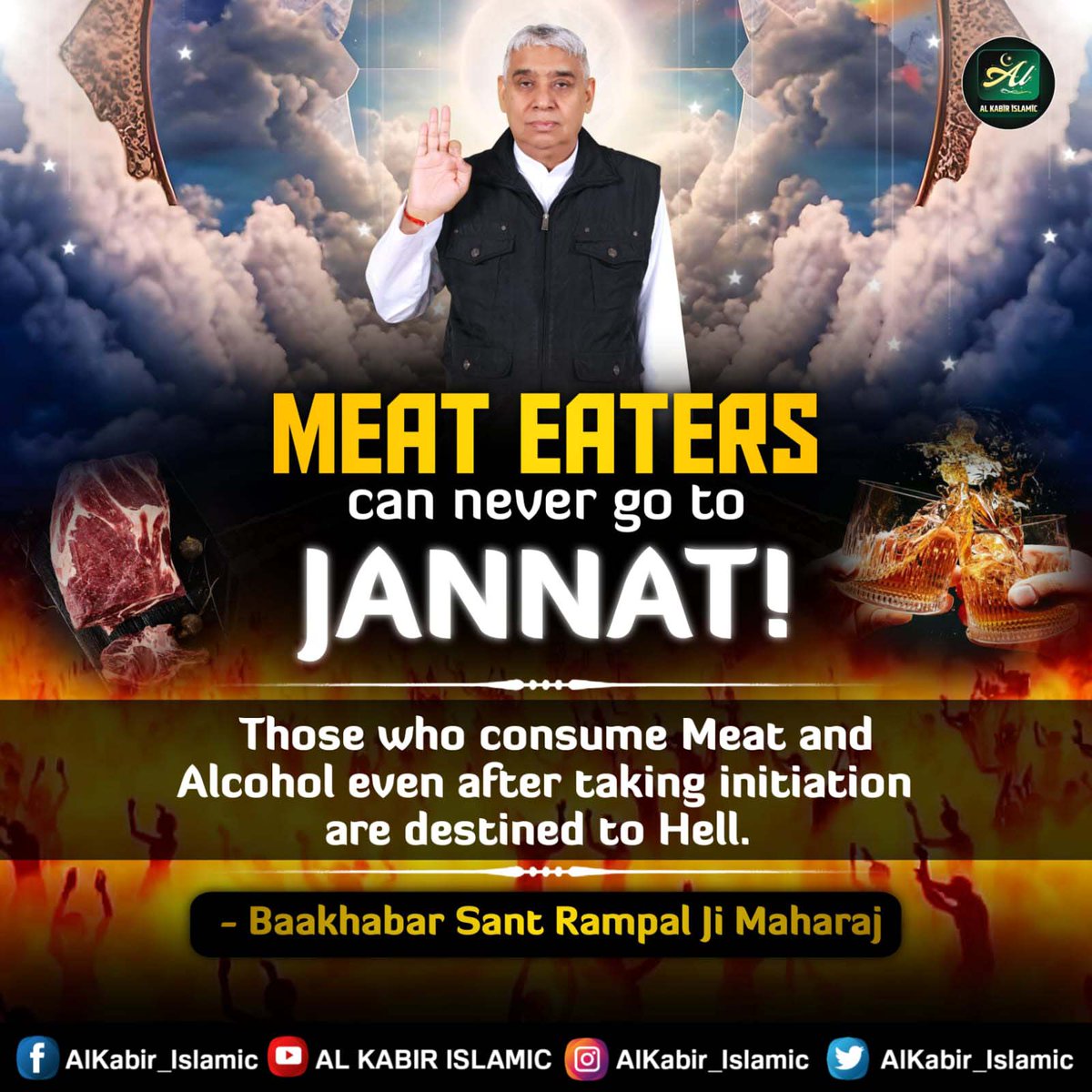 Satlok__Path's tweet photo. #MessageOfAllah_On_Ramadan
"KABIR" is Allah
Quran - Surat Al Furqan 25: 52 Prophet Muhammad
God says:-Do not listen to the kafir (disbelievers) because they do not consider Kabir as the Supreme God. https://t.co/uyQwiXTw0F