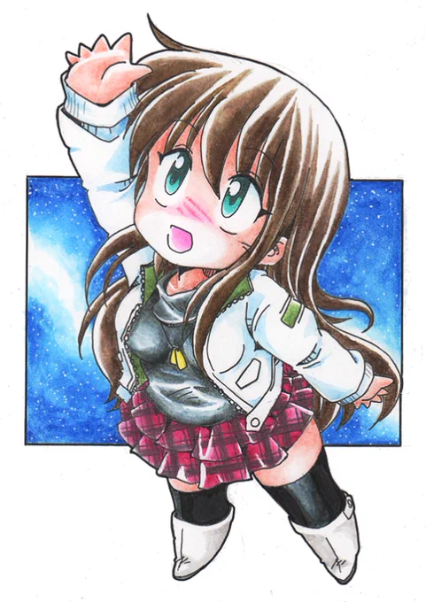 #見た人も無言で何か夜をあげる 