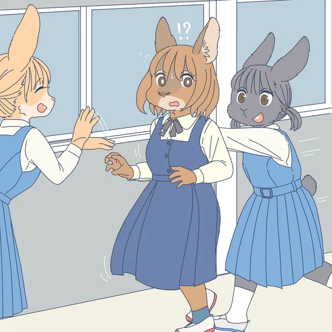 ウサギと思われるマーラ 