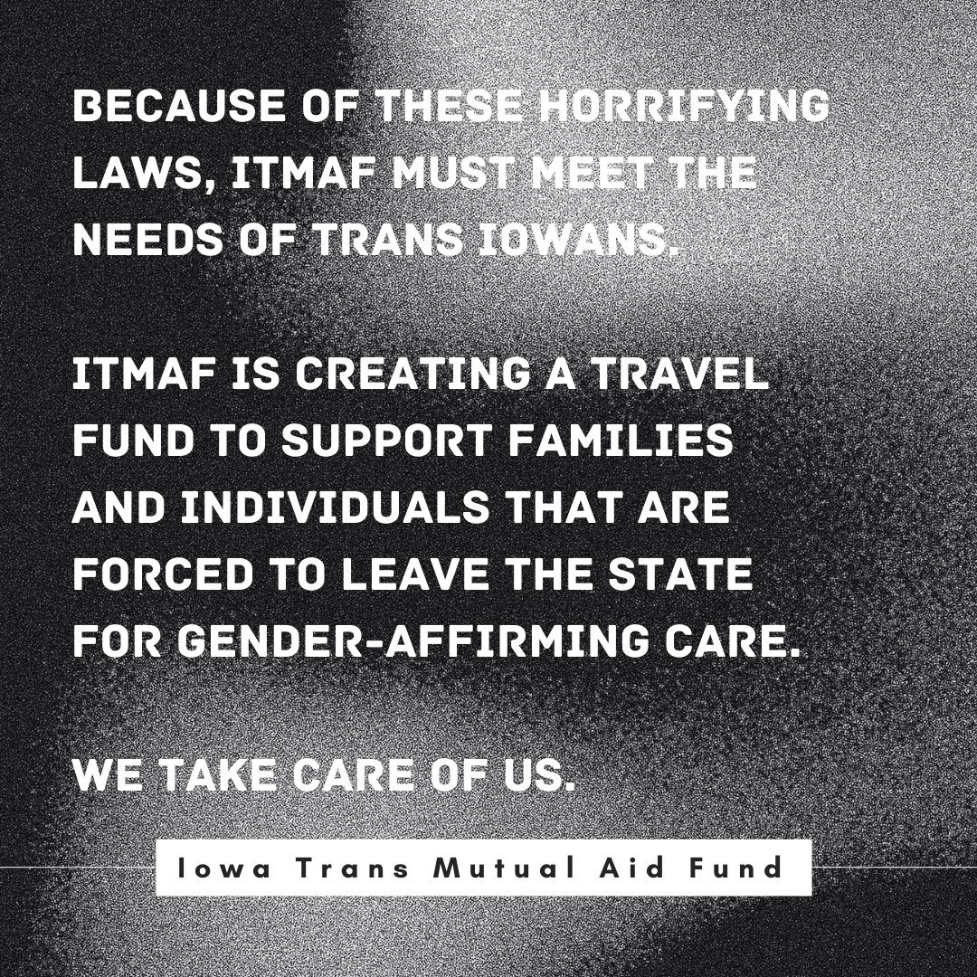 Iowa Trans Mutual Aid Fund tweet media