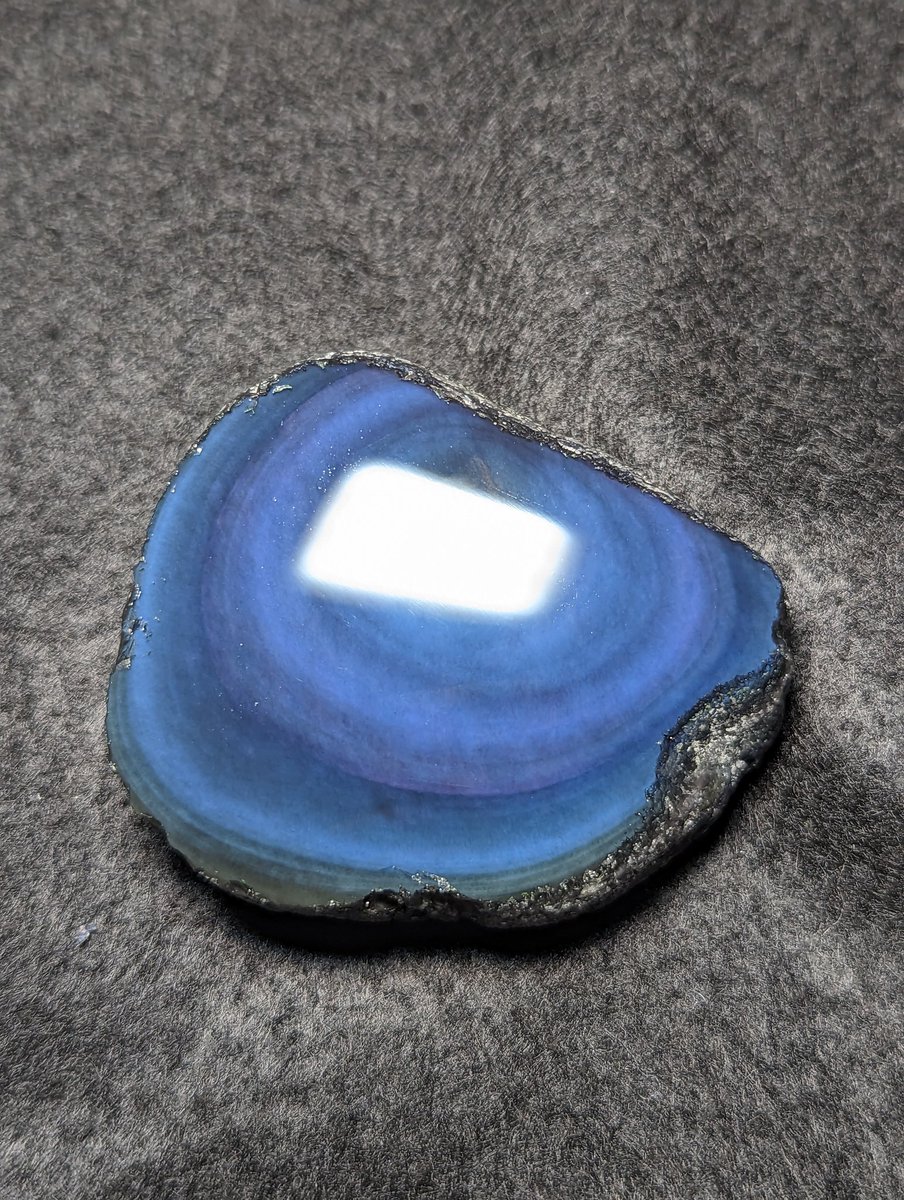 研磨品 十勝石玲瓏 ブロンズゴールド＋パープル系シラー レインボー